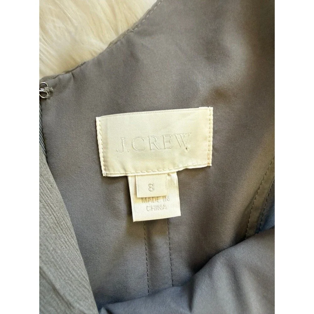 J Crew silk formal dress